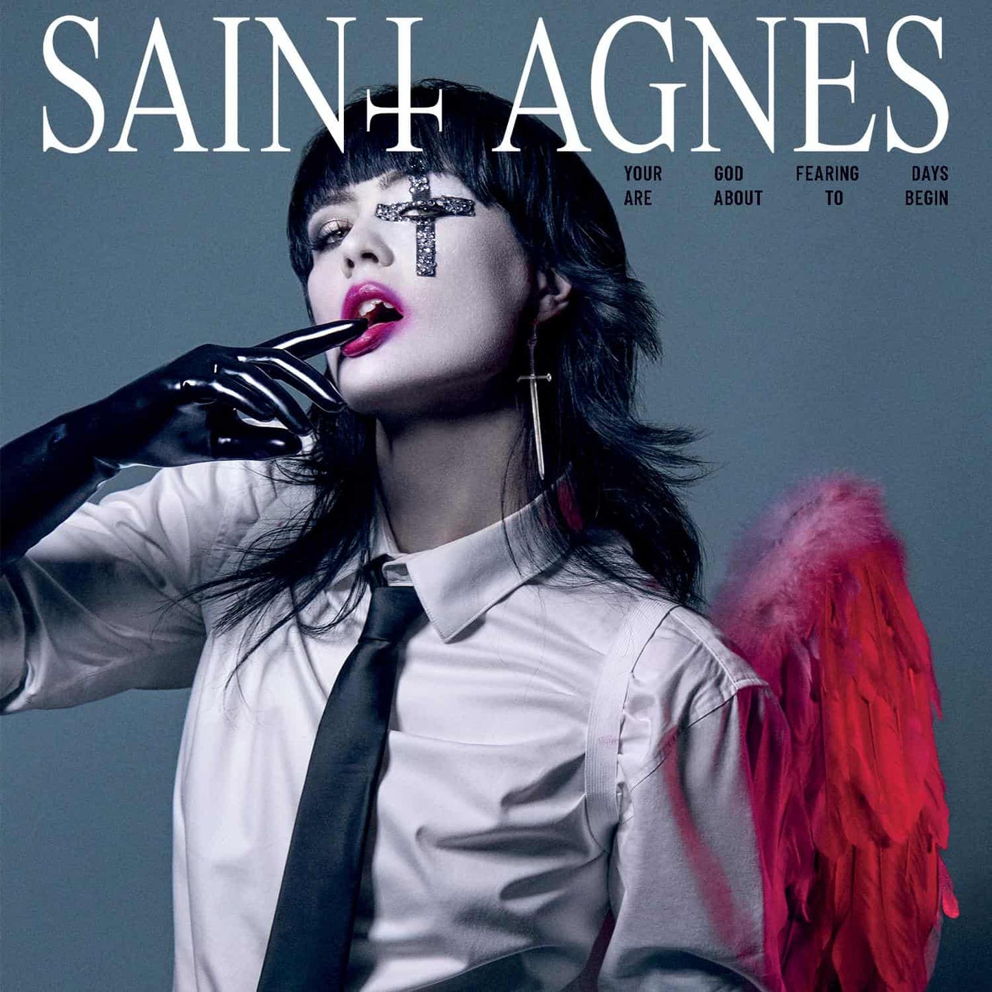 Saint Agnes - Your God Fearing Days Are About To Begin [Transparent Magenta coloured vinyl]