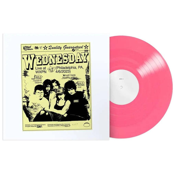 WEDNESDAY - Live At Wxpn (Philadelphia. Pa. 4/6/2023) (Pink Vinyl)