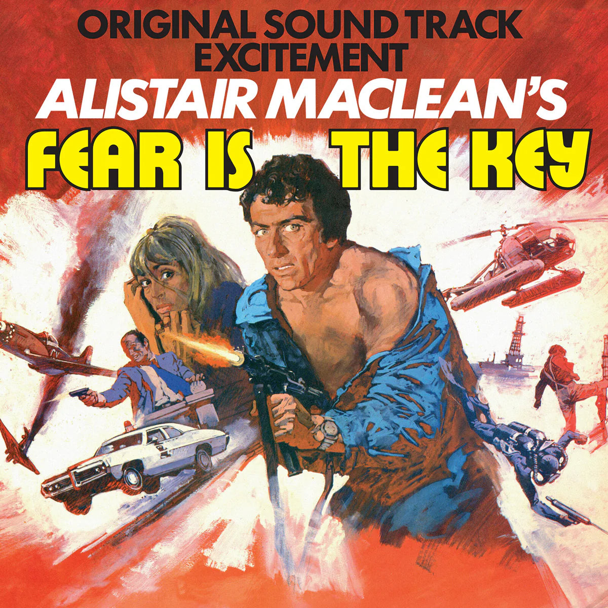 Roy Budd - Fear Is The Key [White & Red Marbled LP]