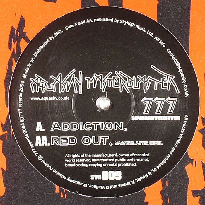 Aquasky vs. Masterblaster – Addiction / Red Out (Vinyl)