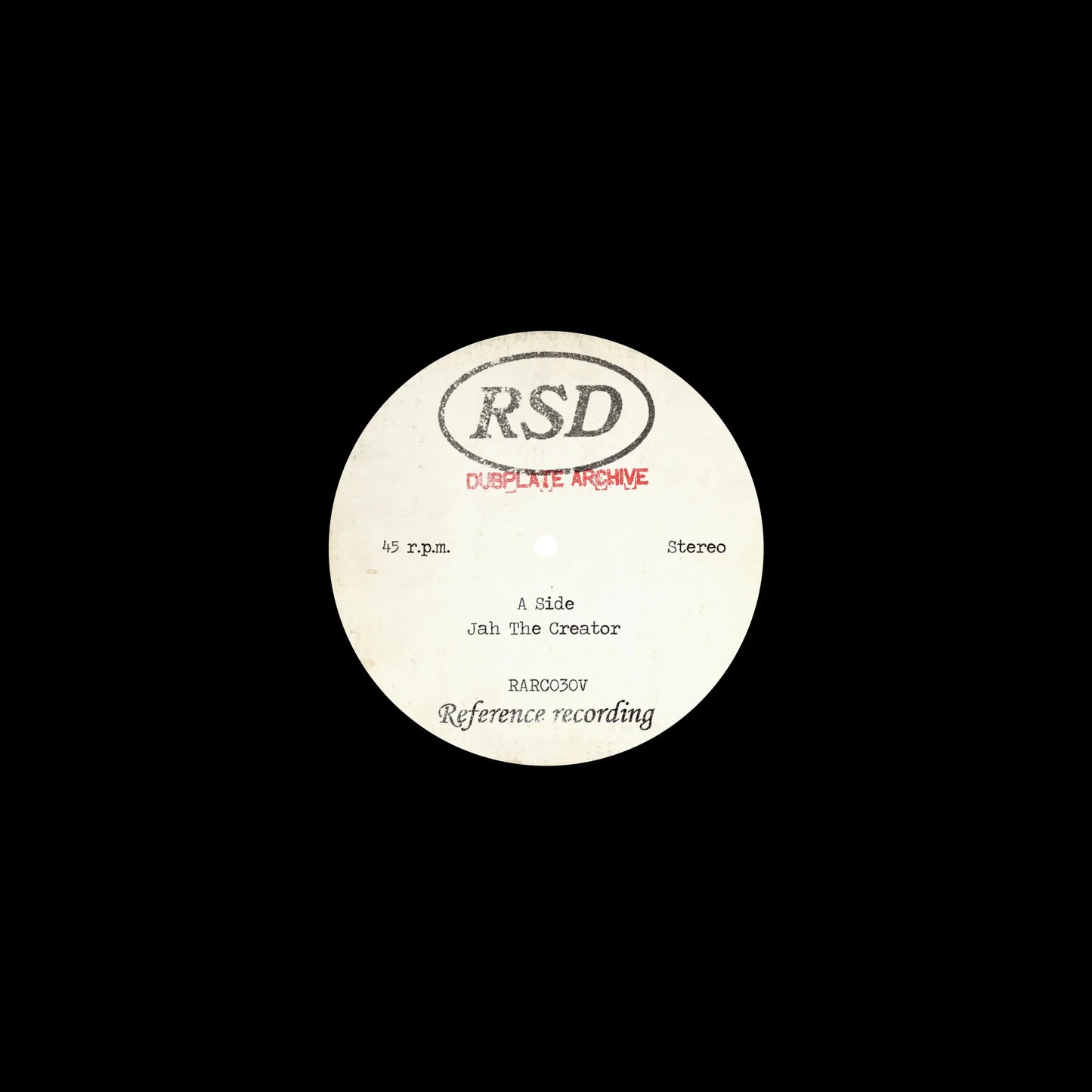 RSD - JAH THE CREATOR / JAH THE CREATOR DUB [10" Vinyl]