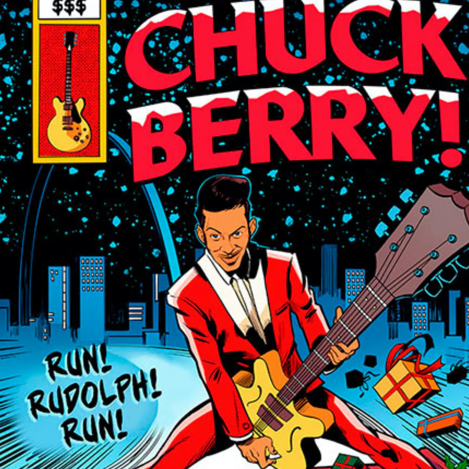 CHUCK BERRY - Run Rudolph Run (Evergreen 7" Vinyl)