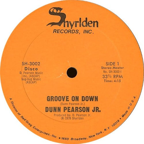 Dunn PEARSON JR - Groove On Down