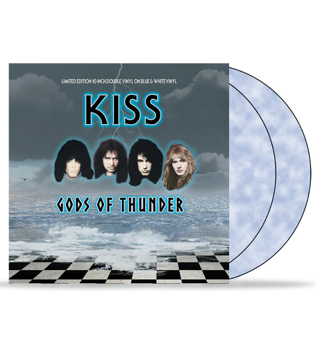 KISS - GODS OF THUNDER (BLUE & WHITE 10" VINYL)