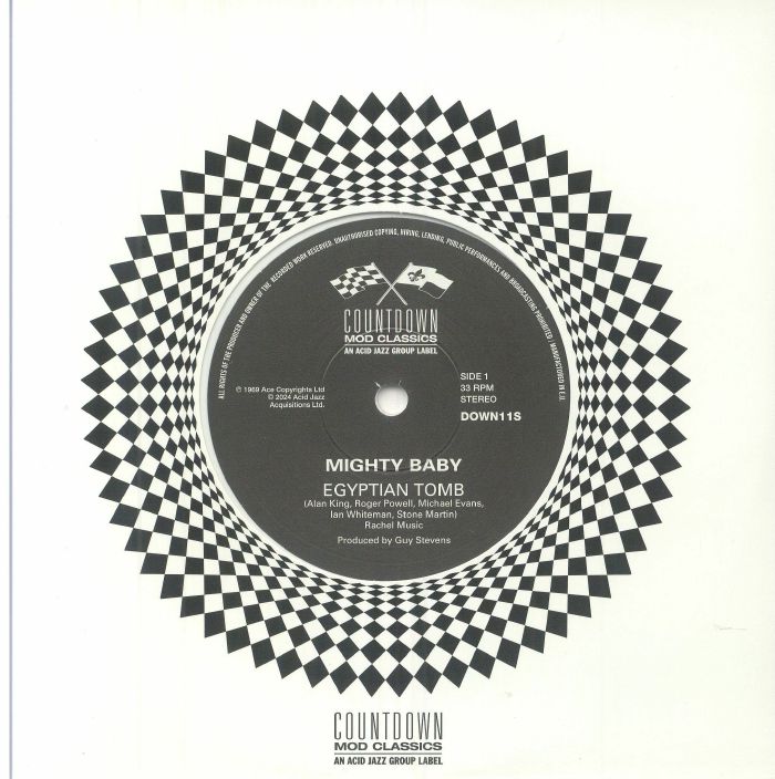 MIGHTY BABY - EGYPTIAN TOMB c/w HOUSE WITHOUT WINDOWS [7" Coloured Vinyl]