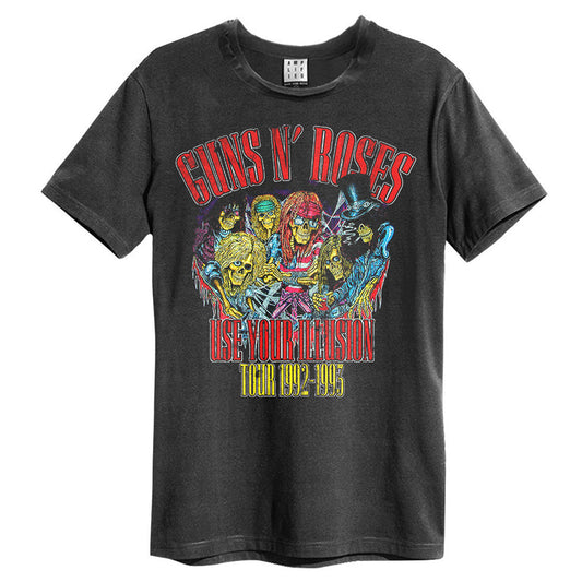 GUNS N' ROSES - Use Your Illusion 93/92 T-Shirt (Charcoal)