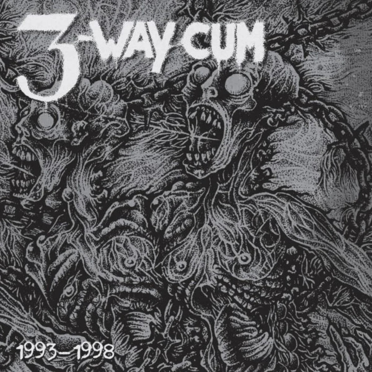 3-Way Cum - 1993-1998 [Black / Silver Splatter 2LP]