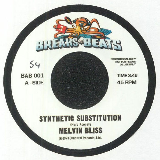 MELVIN BLISS / SWEET DADDY FLOYD - SYNTHETIC SUBSTITUTION / I JUST CANT HELP MYSELF