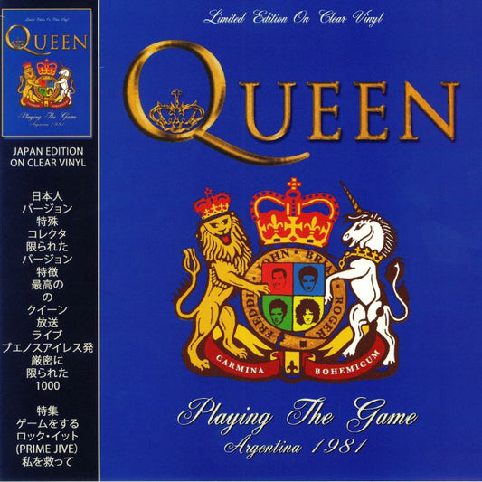 QUEEN - Playing The Game Argentina 1981 (Clear Vinyl)