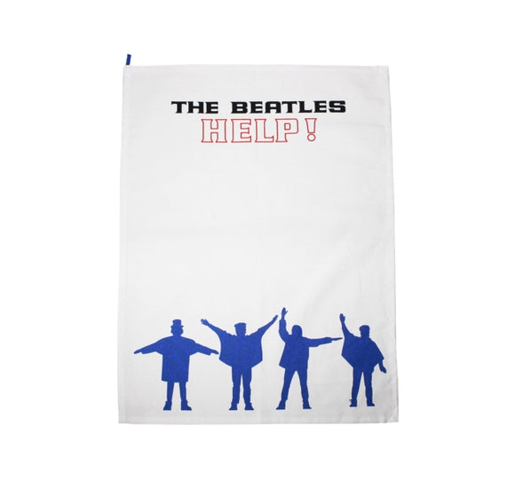 Tea Towel (Recycled Cotton) - The Beatles (Help)