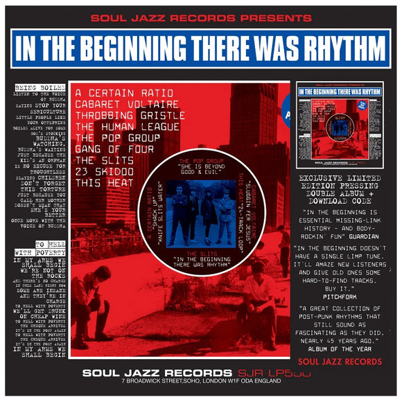 VA / Soul Jazz Records Presents - In The Beginning There Was Rhythm [2LP]