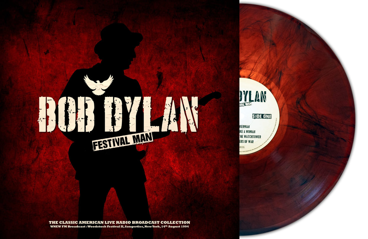 Bob Dylan - Woodstock Festival II 1994 (Red Marble Vinyl)