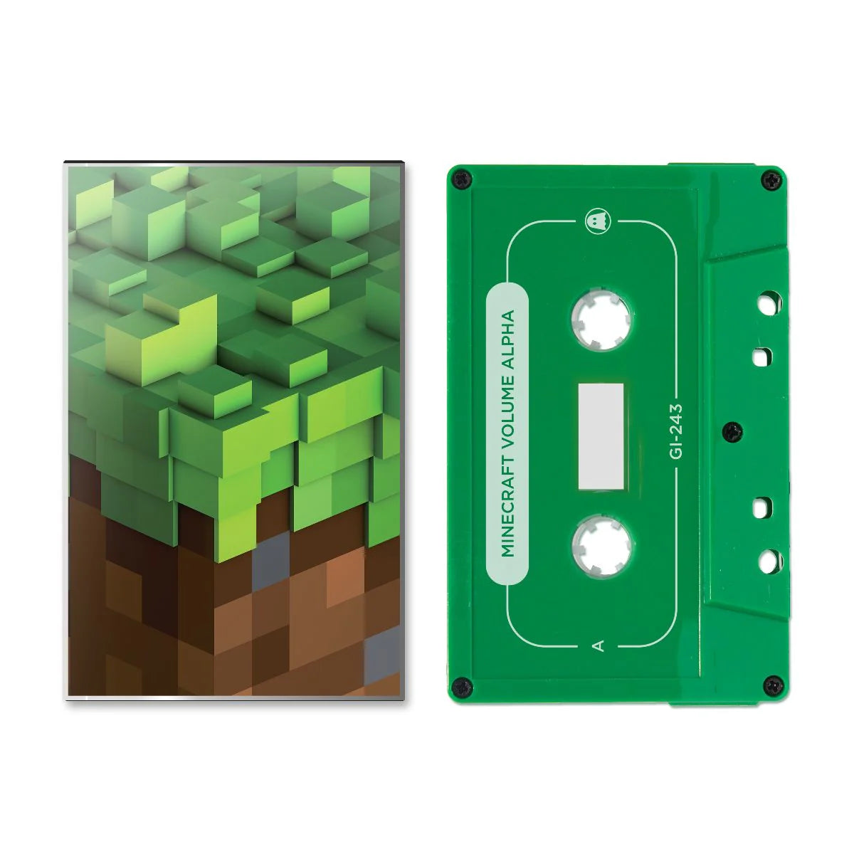 C418 - Minecraft Volume Alpha [Green Sonic Opaque w/ White Ink Cassette]