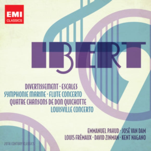 DENNIS BRAIN / EMMANUEL PAHUD / TONHALLE-ORCHESTER ZURICH / DAVID ZINMAN / KENT NAGANO - Ibert: Orchestral Works [2CD BOXSET]