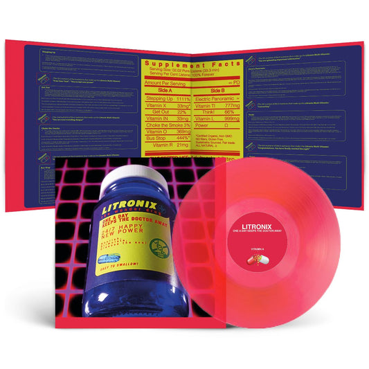 Litronix - One A Day Keeps The Doctor Away [Transparent Red Vinyl]