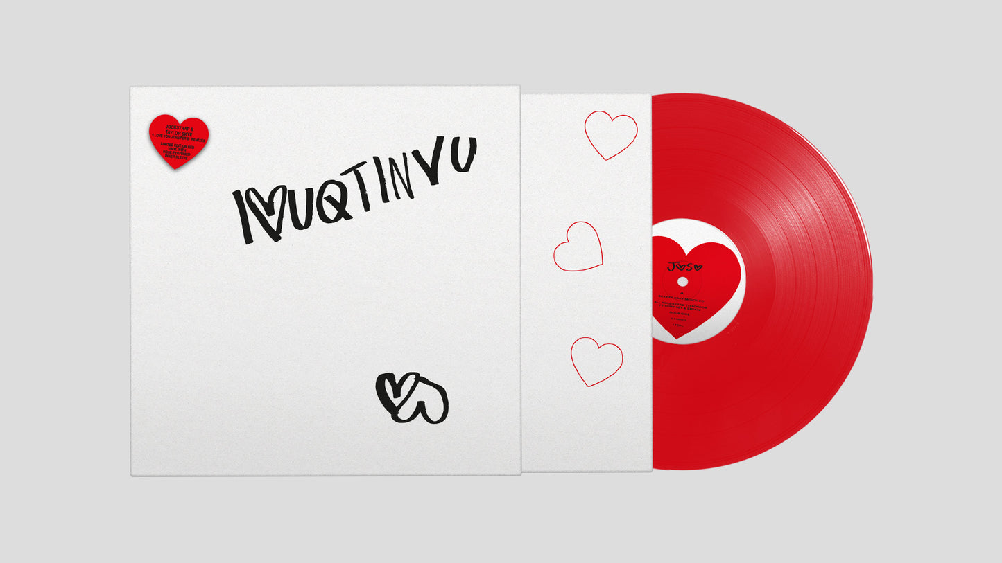 Jockstrap & Taylor Skye - I<3UQTINVU - Remix album [Red Vinyl + Perfume-Scented Inner Sleeve]