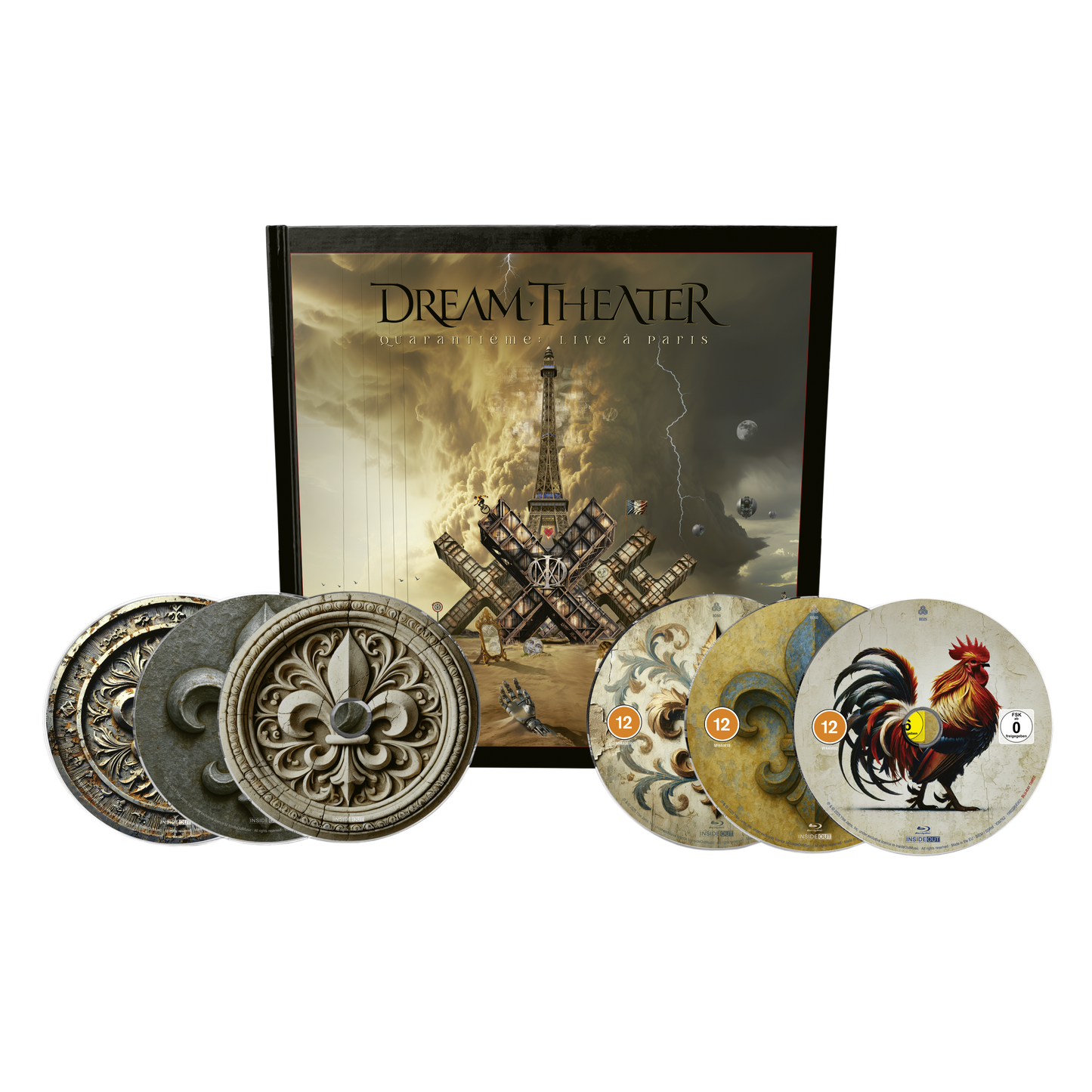 Dream Theater - Quarantième: Live à Paris [Ltd. Deluxe 3CD+3Blu-ray Artbook]