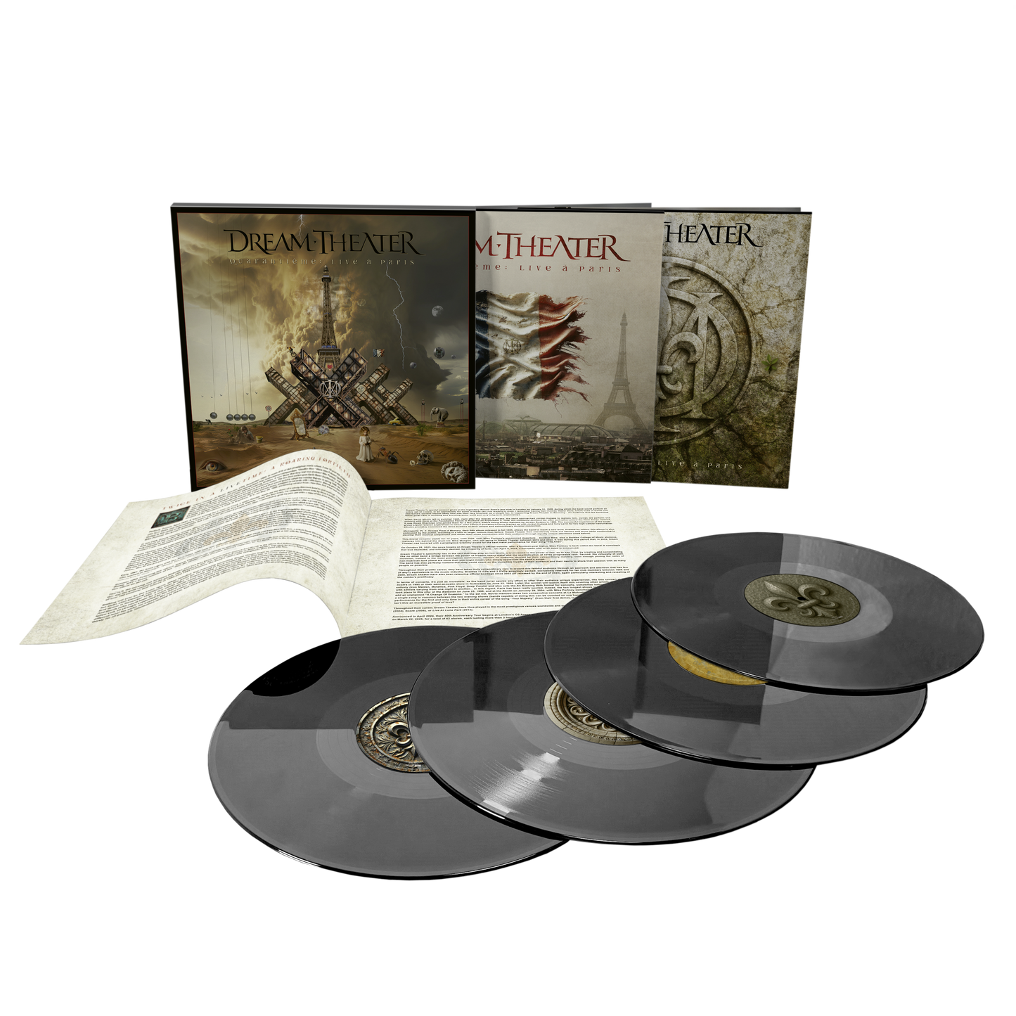 Dream Theater - Quarantième: Live à Paris [Ltd. Deluxe black 4LP Edition]