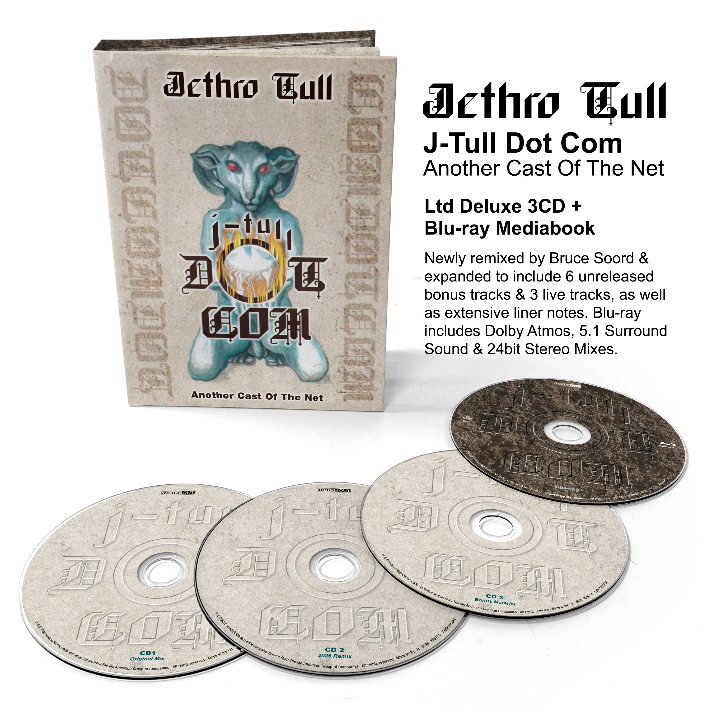 Jethro Tull - J-Tull Dot Com: Another Cast Of The Net [3CD+Blu-ray