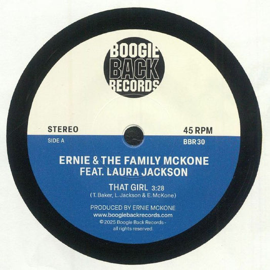 ERNIE & THE FAMILY MCKONE ft. LAURA JACKSON - That Girl / Wish You Were Here [7" Vinyl]
