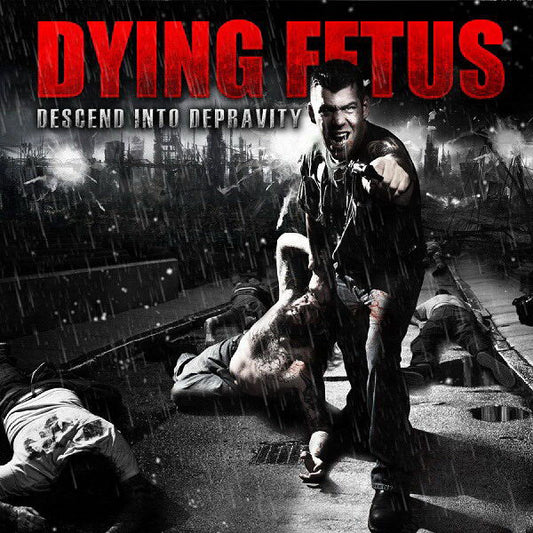 Dying Fetus - Descend Into Depravity [Blood Red Cloudy Effect Vinyl]