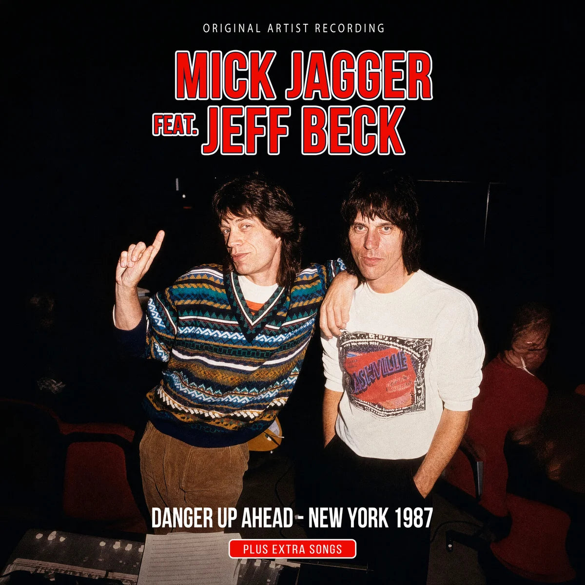 Mick Jagger feat. Jeff Beck - Danger Up Ahead - New York 1987 [LP]