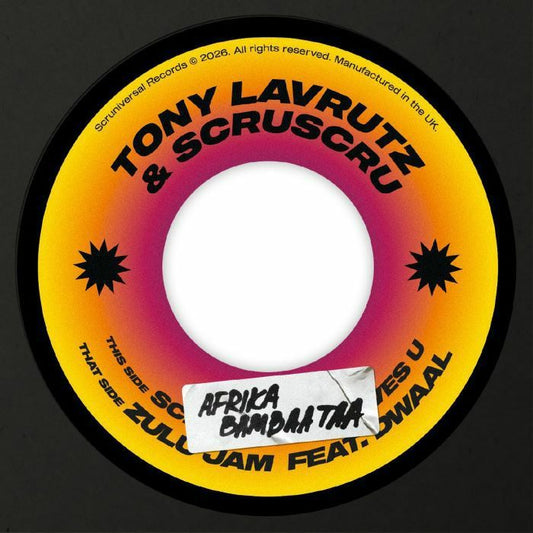 TONY LAVRUTZ / SCRUSCRU feat DWAAL - Afrika Bambaataa / Zulu Jam [7" Vinyl]