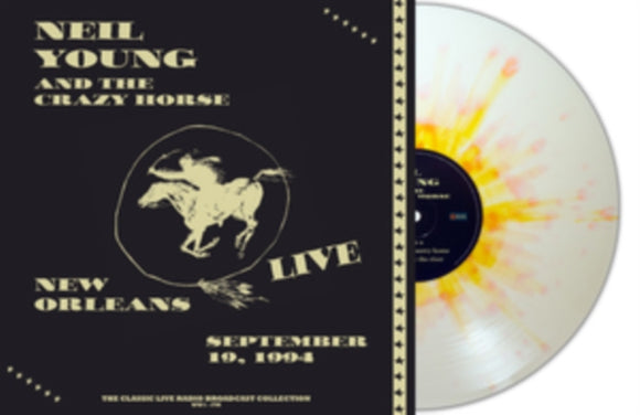 NEIL YOUNG AND CRAZY HORSE - Live In New Orleans 1994 (White/Orange Splatter Vinyl)