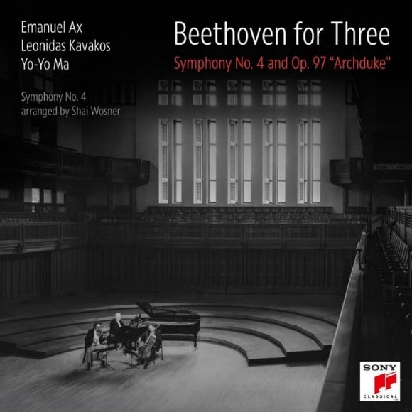 Yo-Yo Ma, Leonidas Kavakos & Emanuel Ax - Beethoven for Three: Symphony No. 4 and Op. 97 (CD)