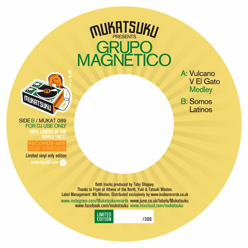 Grupo Magnetico - Vulcano V El Gato [7" Vinyl]