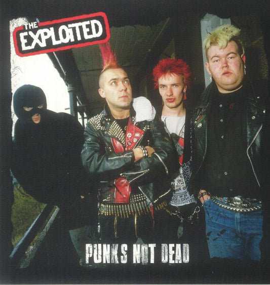 The Exploited - Punk's Not Dead [Red & Black Splattered 7" Vinyl]