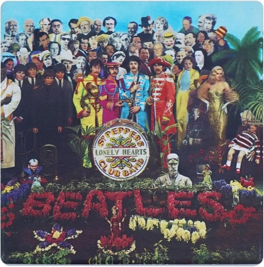 Coaster Single Ceramic Square - The Beatles (Sgt. Pepper)	[Coaster Single]