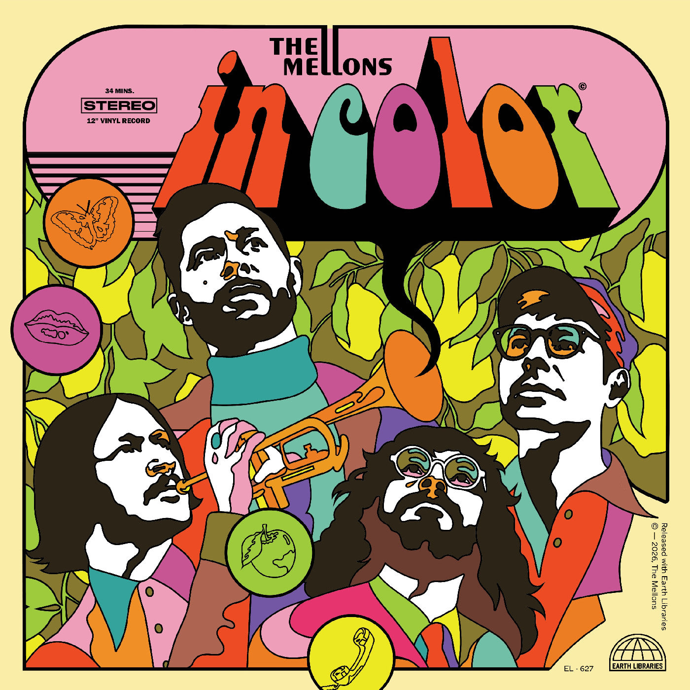 The Mellons - The Mellons In Color [Orange Vinyl]
