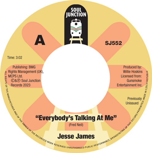 Jesse James - Everybody’s Talking at Me/You’re More Than A Friend Of Mine [7" Vinyl]