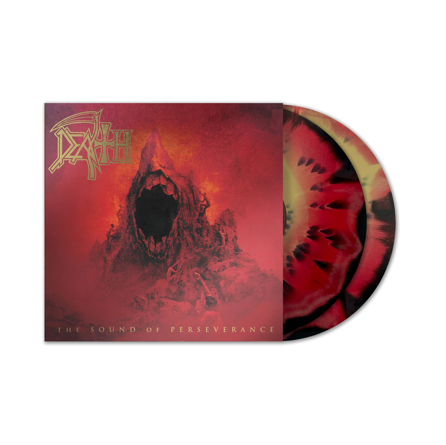 Death - The Sound Of Perseverance [Foil Jacket- Black, Red and Gold Tri Color Merge withSplatter]