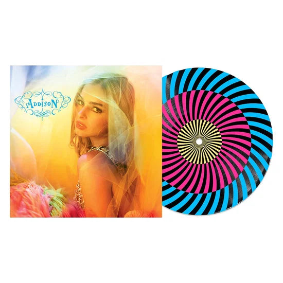ADDISON RAE - ADDISON: 1 YEAR ANNIVERSARY [multi-colour swirl design LP]