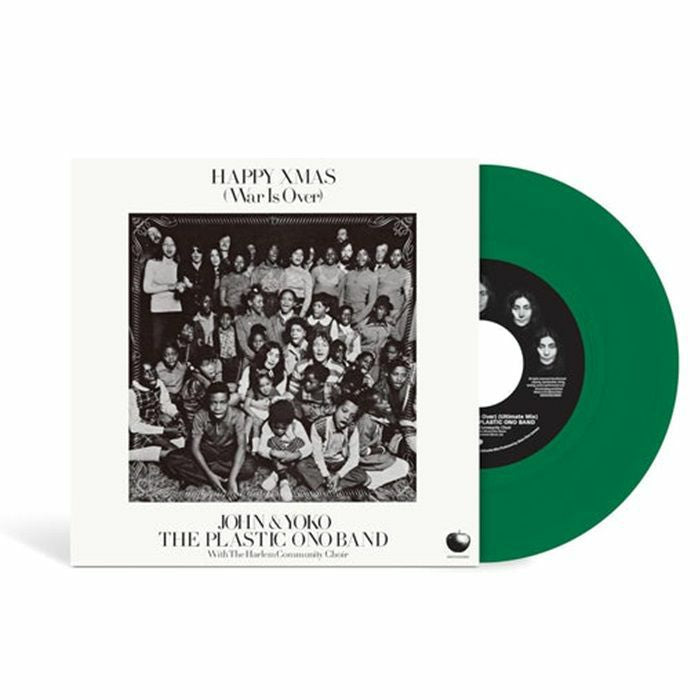 John LENNON / YOKO ONO / THE PLASTIC ONO BAND with THE HARLEM COMMUNITY CHOIR - Happy Xmas (War Is Over)  [7" Green]