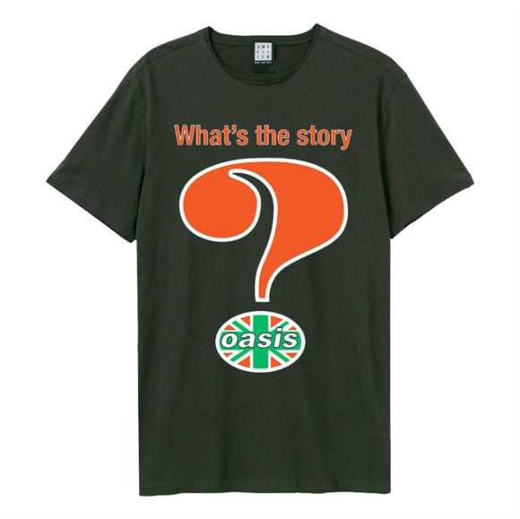 OASIS - Union Jack Question Mark T-Shirt (Charcoal)