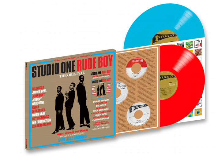 Soul Jazz Records presents - STUDIO ONE RUDE BOY [2LP Red & Cyan]