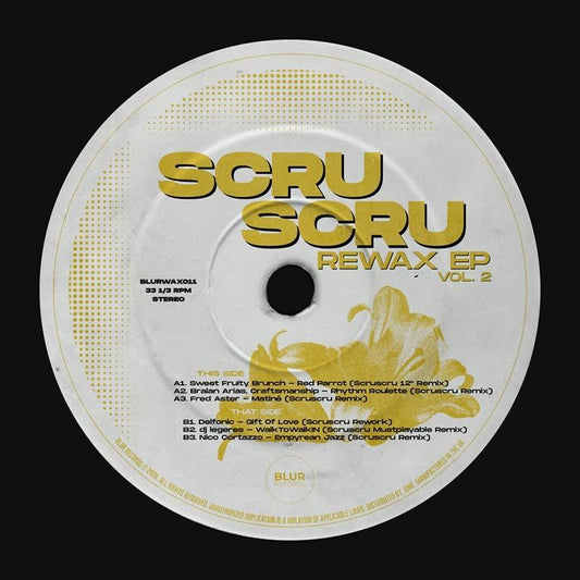 SCRUSCRU / SWEET FRUIT BRUNCH / BRALAN ARIAS / CRAFTMANSHIP / FRED ASTER / DELFONIC / DJ LEGERES / NICO CORTAZZO - ReWax EP Vol. 2