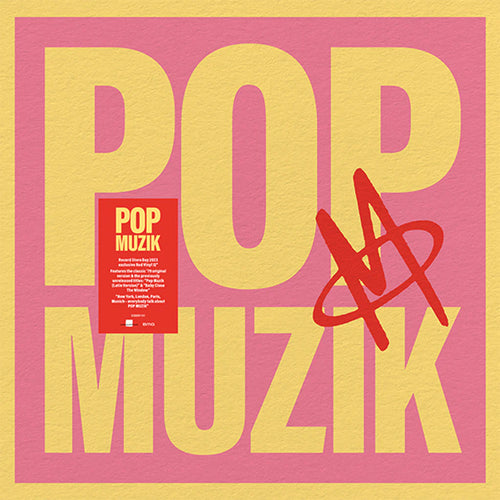 M / Robin Scott - Pop Muzik/Baby Close The Window [12" Red Vinyl EP]