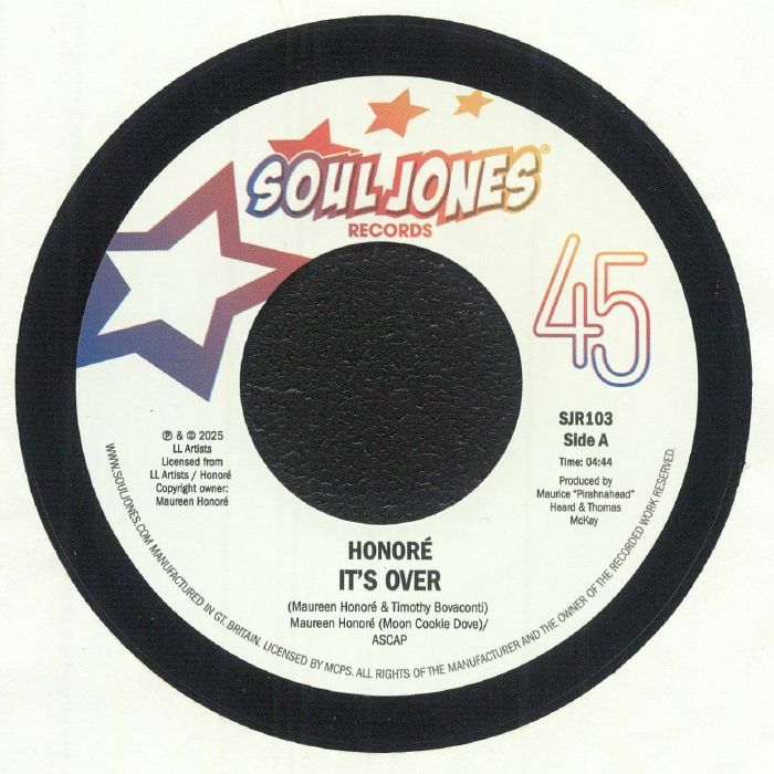 HONORE - It's Over [7" Vinyl]