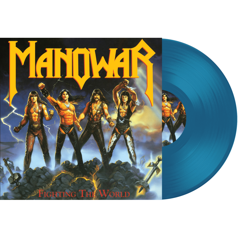 MANOWAR - Fighting the World [Limited edition Transparent Blue vinyl]