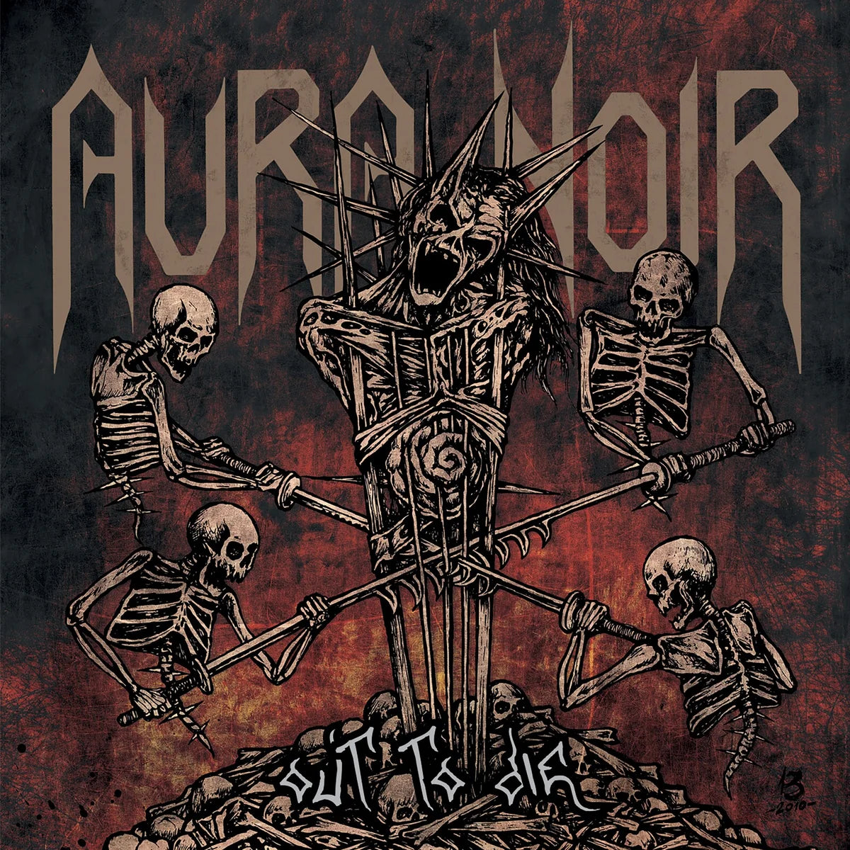 Aura Noir - Out To Die [Marble Vinyl LP]