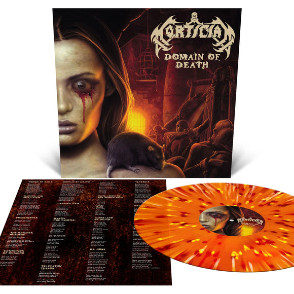 Mortician - Domain Of Death [Orange Krush with Splatter Vinyl]