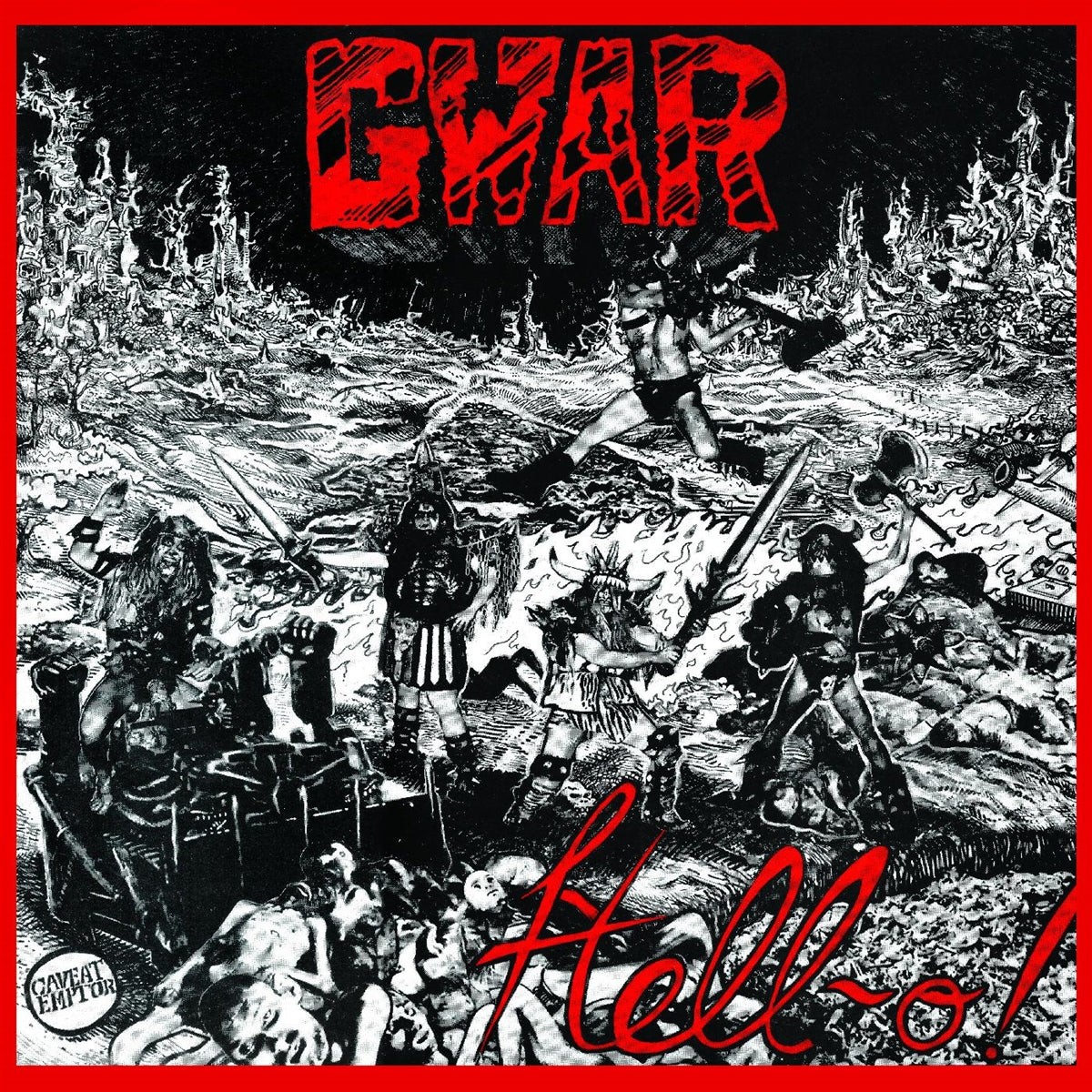 GWAR - Hell-O! (36th Anniversary Edition) [Red & Clear Splatter Vinyl, Reworked Art Incl]