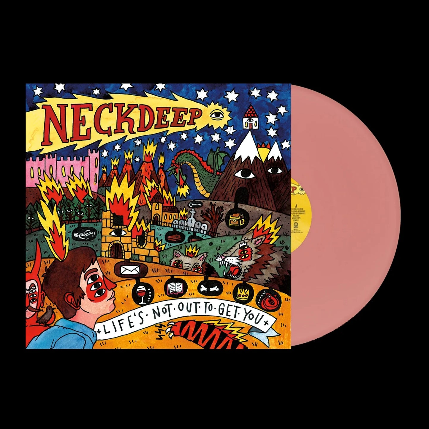 Neck Deep - Life's Not Out To Get You [Light pink coloured vinyl]