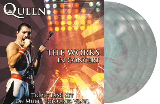 QUEEN - THE WORKS IN CONCERT (COLOURED VINYL 3LP)