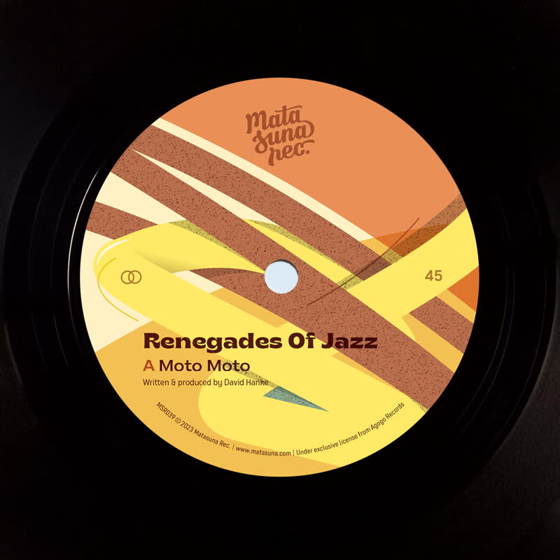 Renegades Of Jazz -  Moto Moto | Zebra Talk [7" Vinyl]