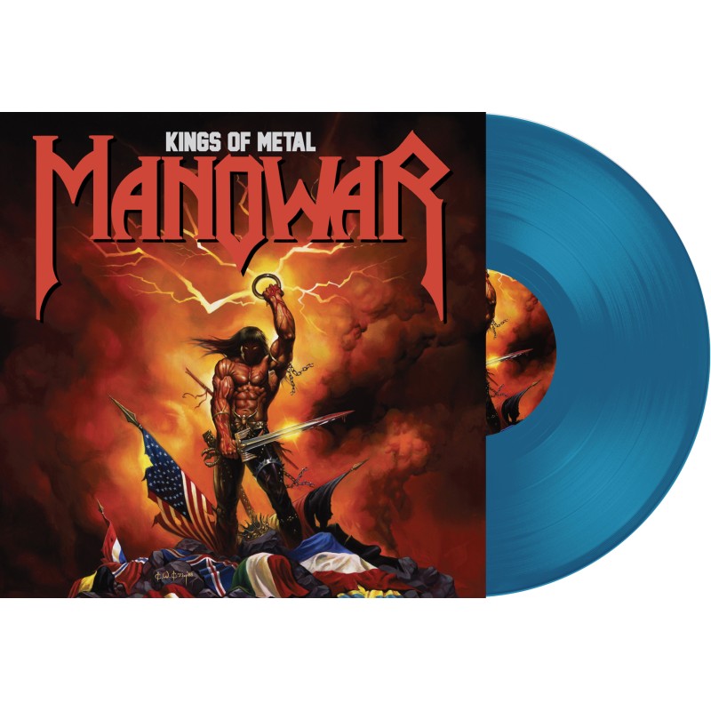 MANOWAR - Kings of Metal [Limited edition Transparent Blue vinyl]